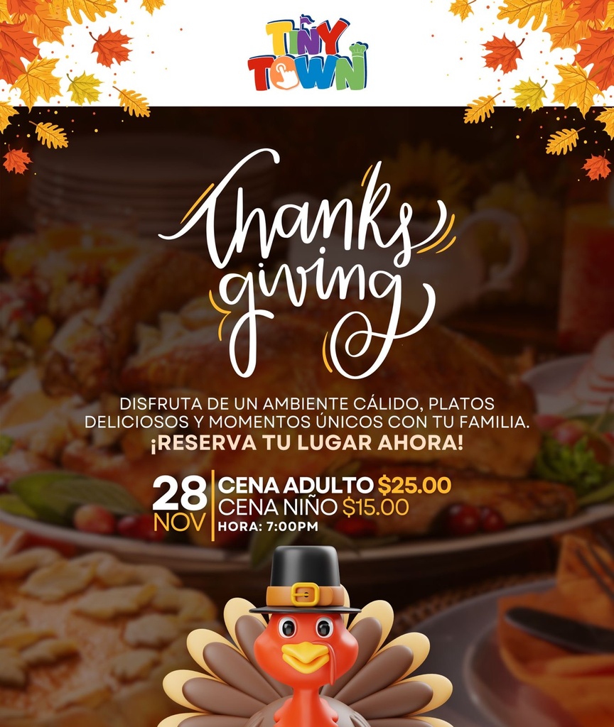 Adulto Thanks Giving Dinner